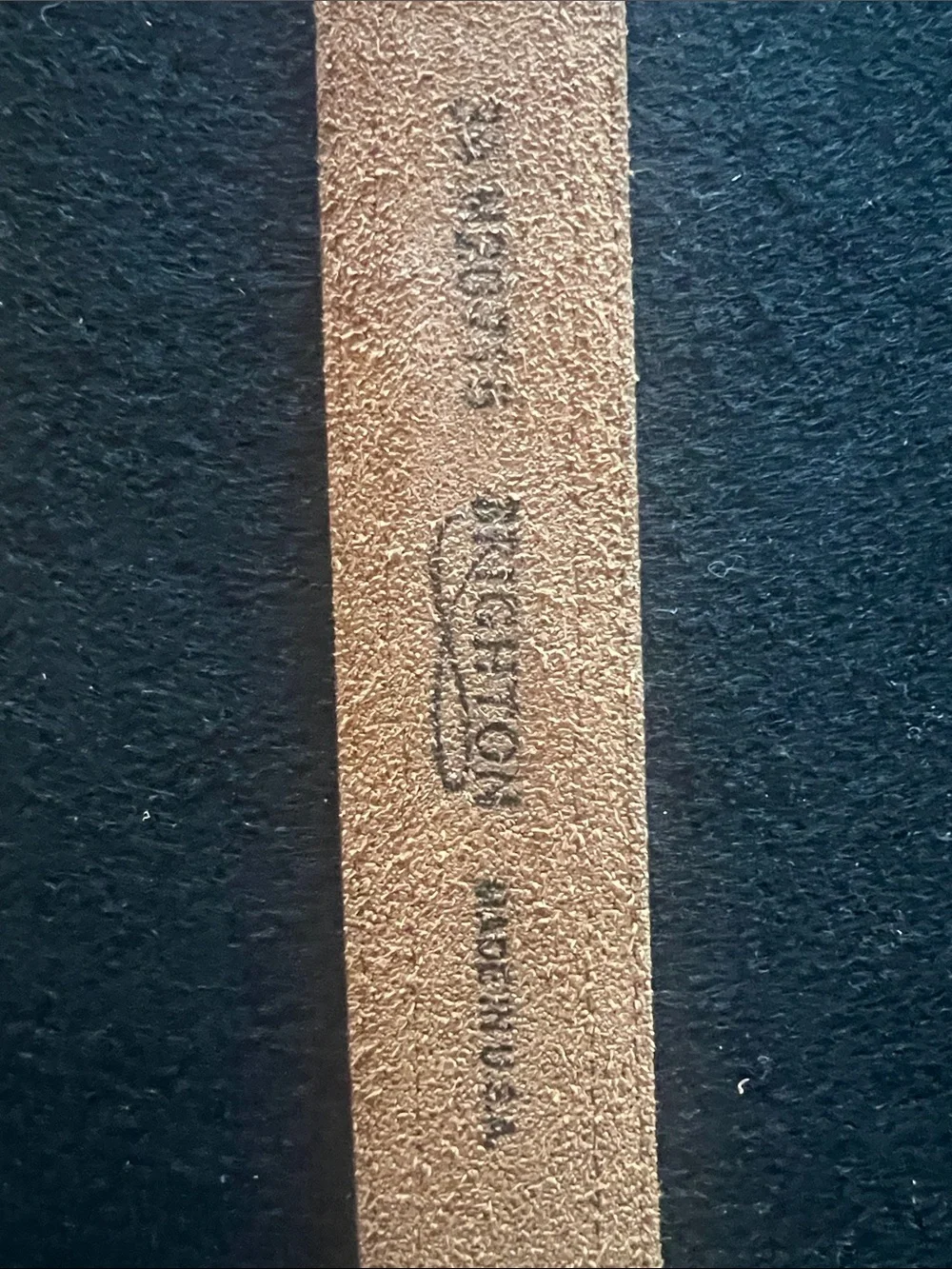 Brighton Brown Leather Belt with Multicolor Beading